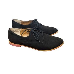 American Rag "Stanny" Size 8M Black Faux Suade Shoes